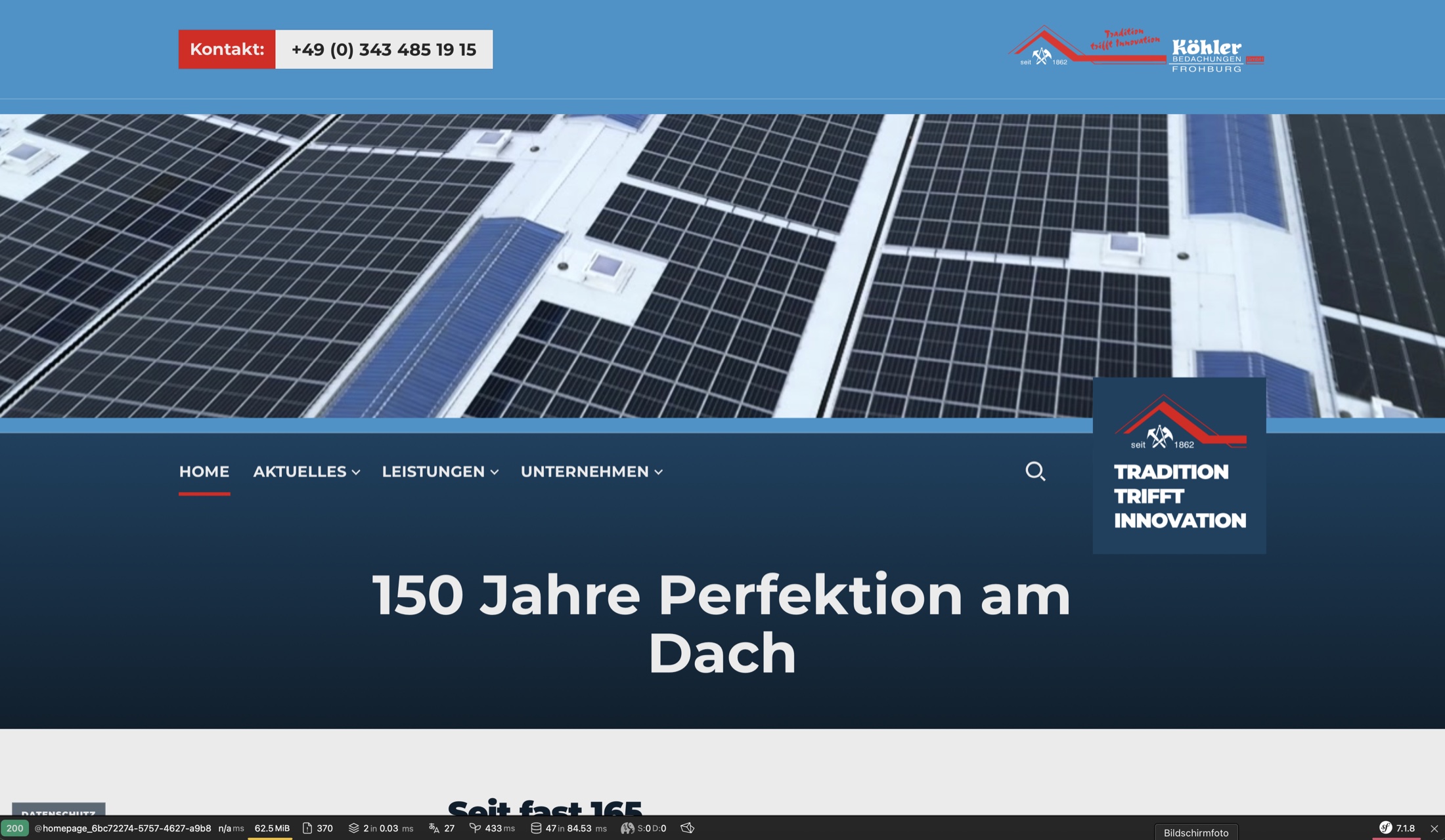 Ziel: Tradition und Innovation im Dachhandwerk zeigen!